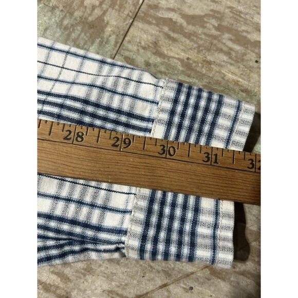 Calvin Klein CK Blue Plaid‎ Jean Jacket Women's L - Denim Cropped - Picture 6 of 8